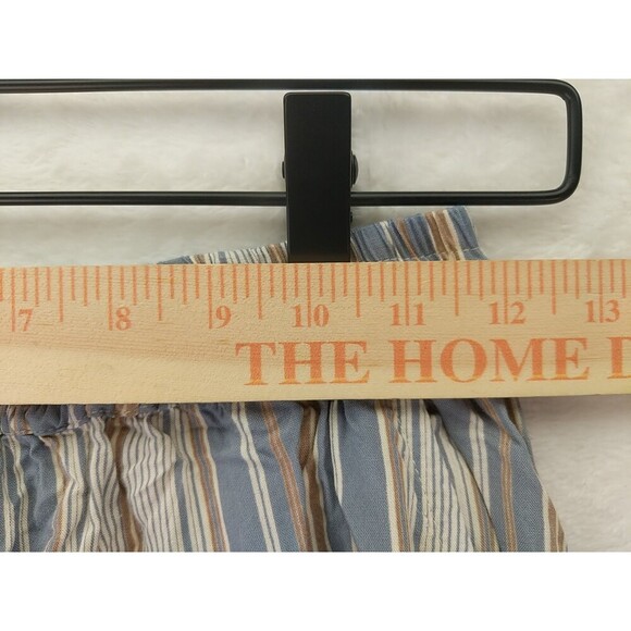 Angie Boho Style Jogger Vertical striped Tassled Drawstring Pants Womens Sz S - Picture 4 of 9